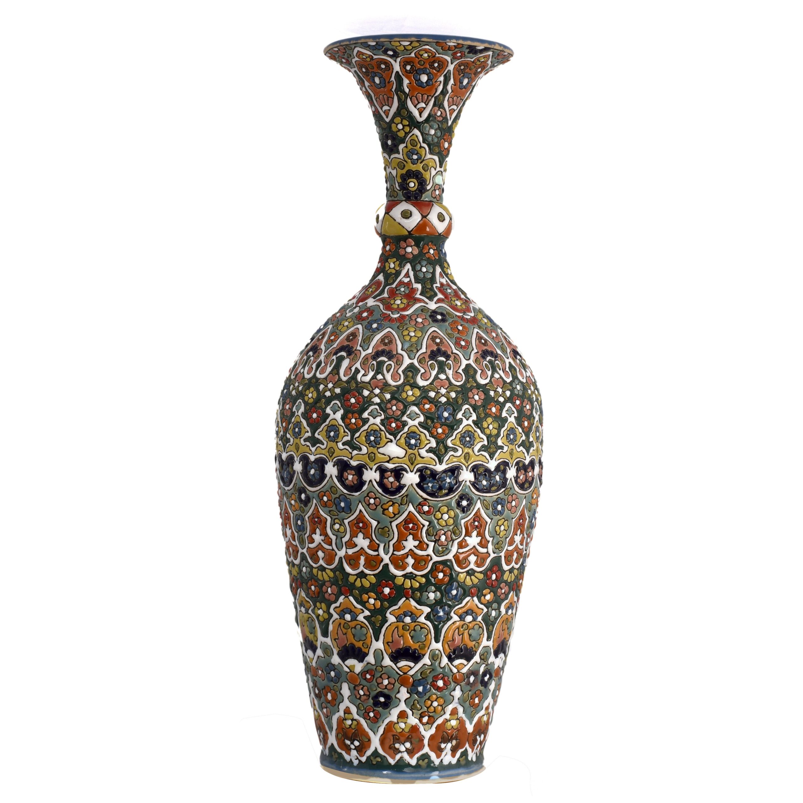 Handmade Persian Flower Vase – Elevate Your Home Decor with Timeless Artistry