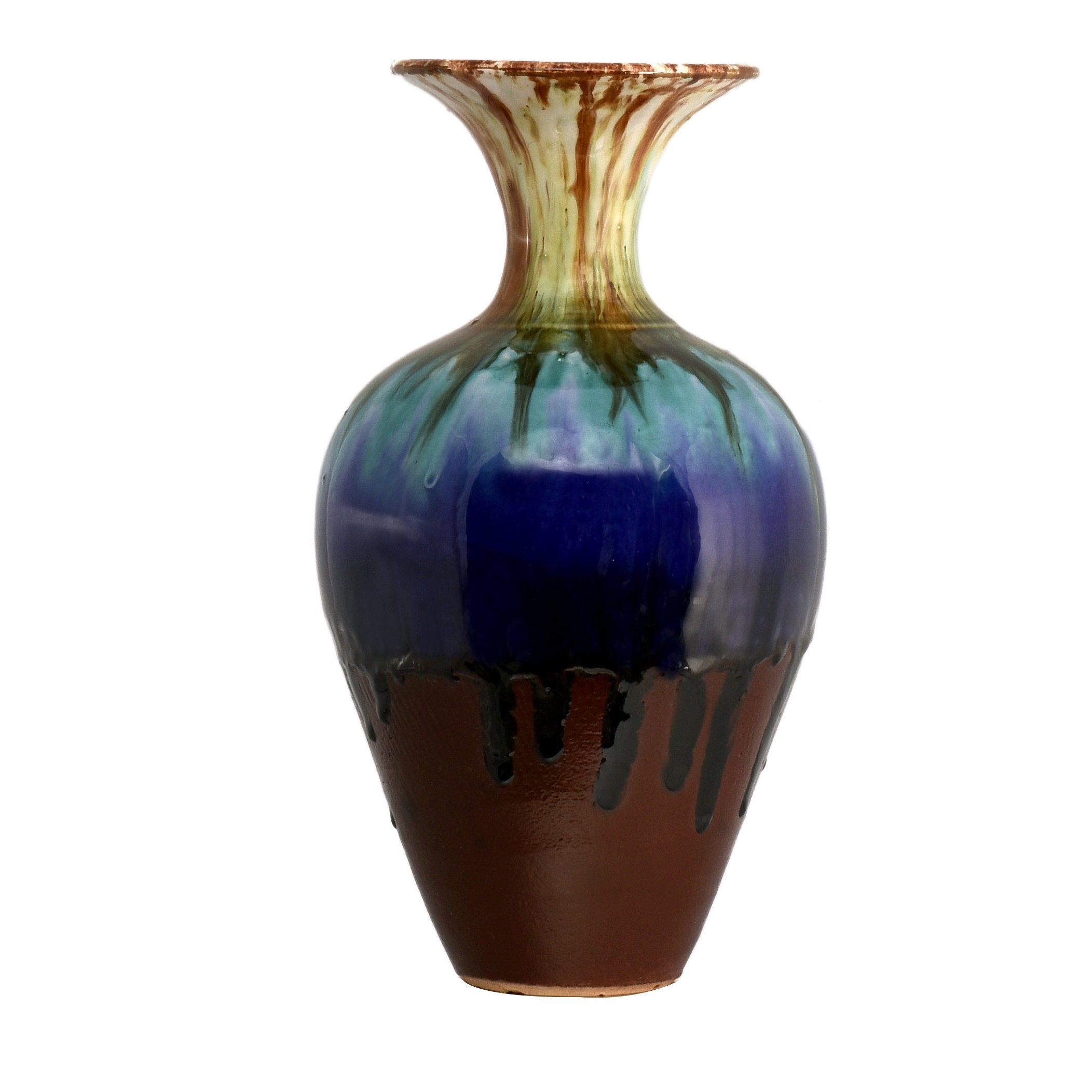 Handmade Persian Flower Vase Ceramic Pottery – A Stunning Piece of Home Decor Art