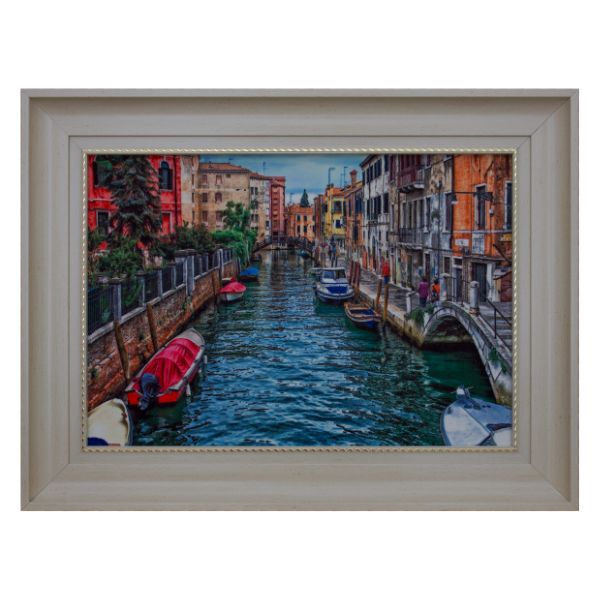River of Reflections – Persian Carpet Wall Painting