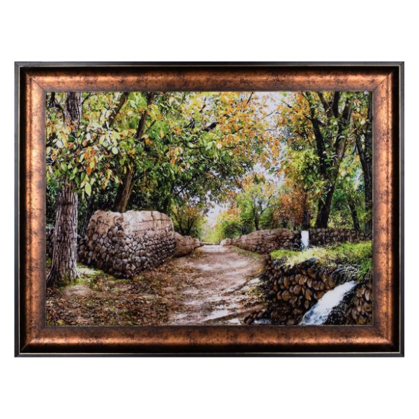 Persian Jungle Nature Scene Carpet Wall Painting