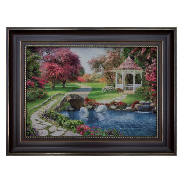 Elegant Persian Carpet Art Wall Painting with Frame – 82x112 cm