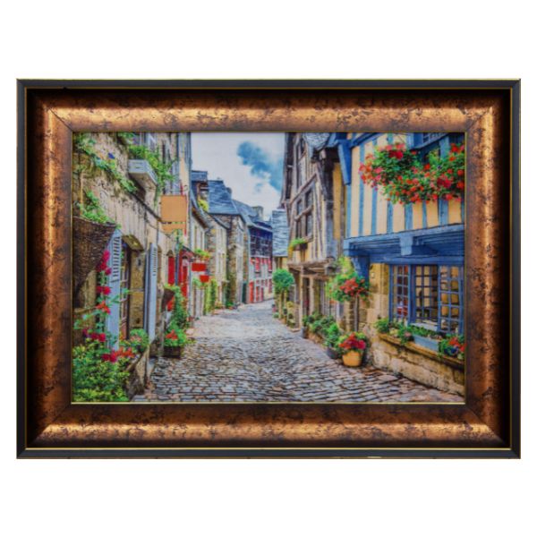 Charming Persian Velvet Art Wall Painting – 62x82 cm with Frame