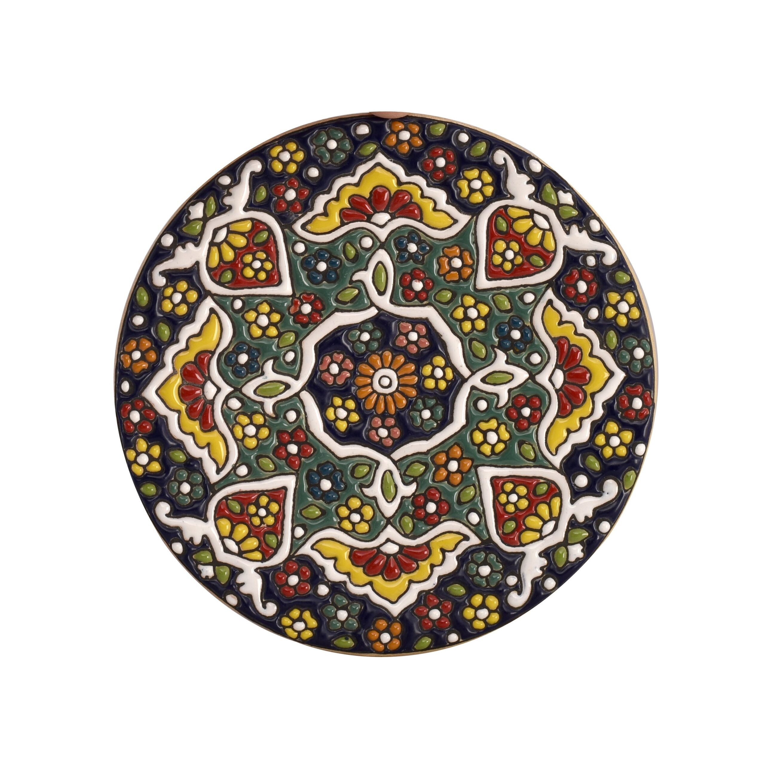 Exquisite Handmade Persian Plate Ceramic Pottery – A Timeless Piece for Your Home Decor