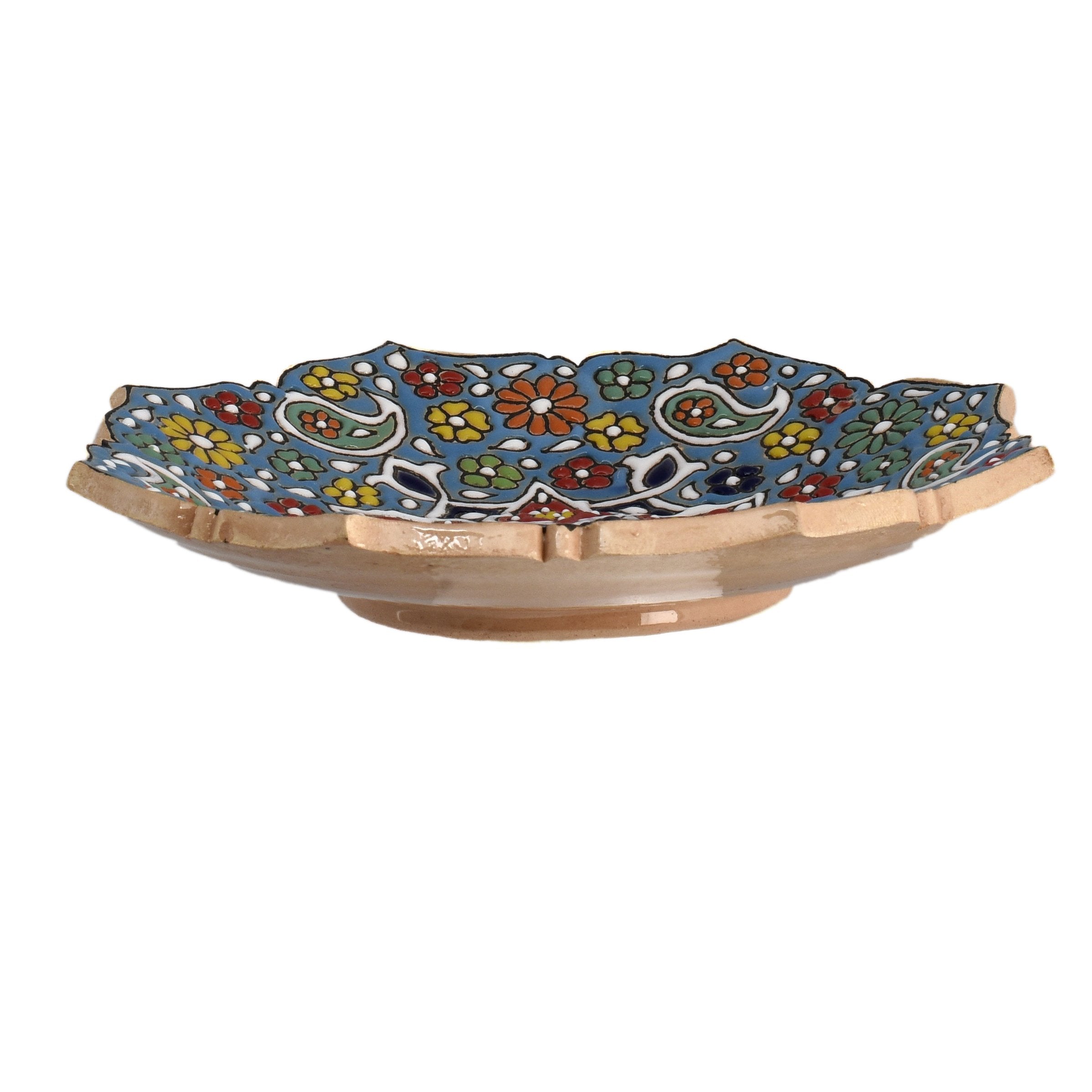 Handmade Persian Ceramic Plate – A Timeless Addition to Your Home Decor