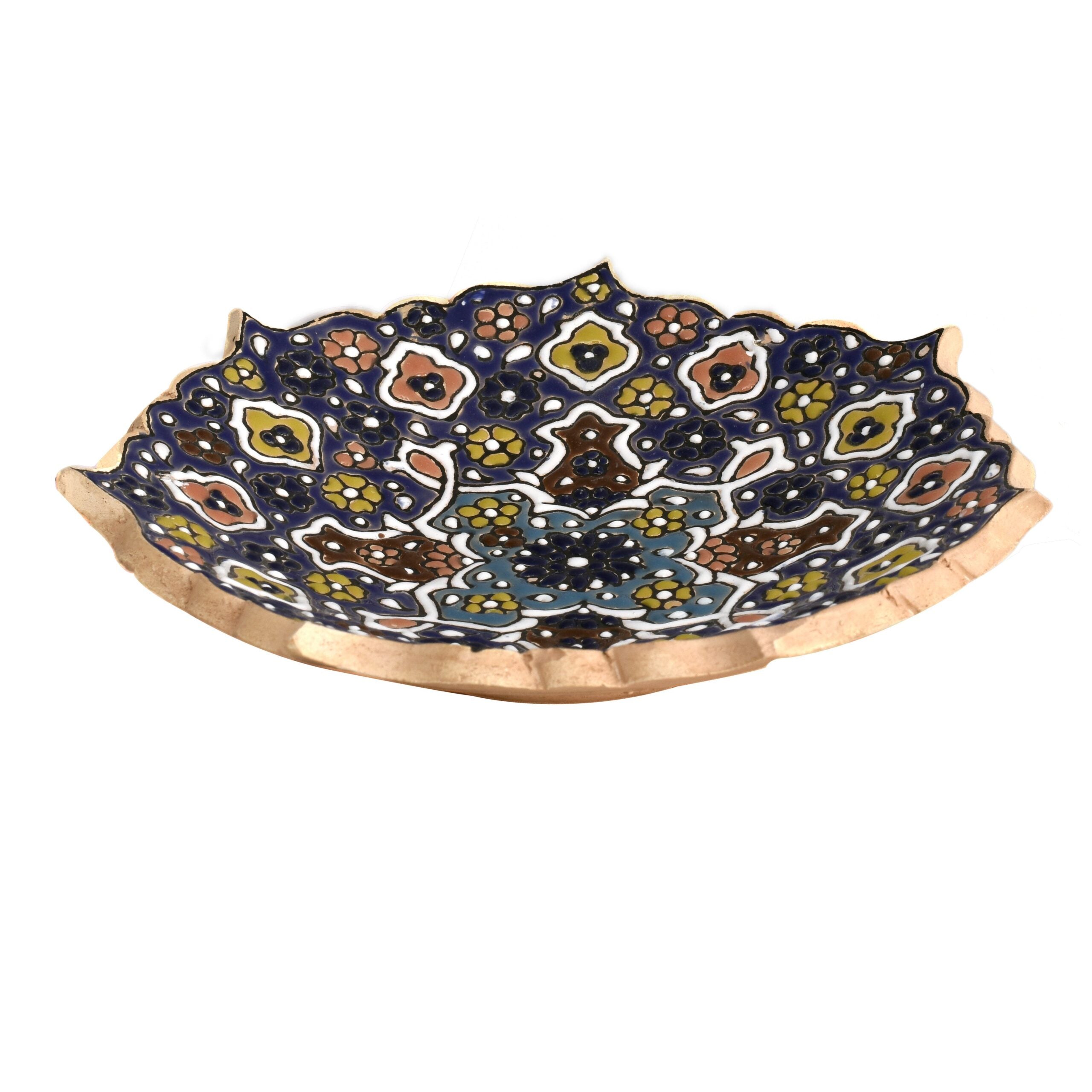 Handmade Persian Ceramic Plate – A Beautiful Addition to Your Home Decor