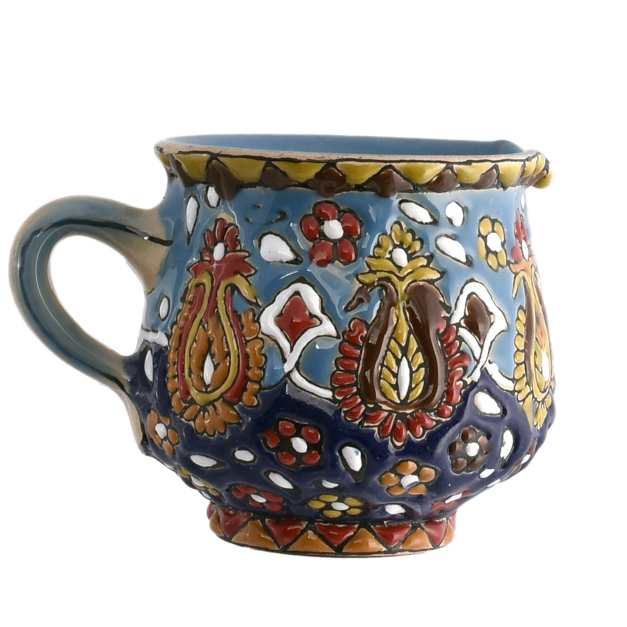 Handmade Persian Ceramic Cup – A Stunning Blend of Tradition and Home Decor Elegance