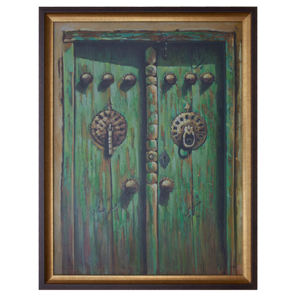 Whispers of the Past – Handmade Oil Painting on Canvas (60x80 cm) with Frame