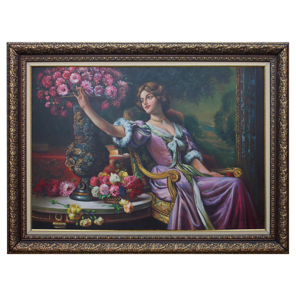 Timeless Grace – Handmade Oil Painting on Canvas 70x100 cm (Framed)
